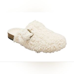 Cat & Jack Toddlers Faux-Shearling Loafer Slippers  Ivory Off White Size 1